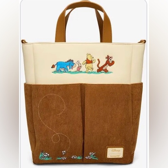 Loungefly Winnie the Pooh & Friends convertible bag.